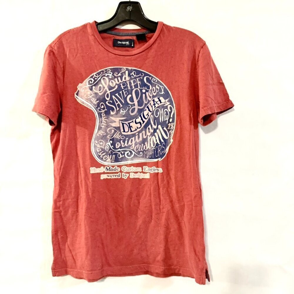 Desigual Tee Shirt Size Small REd